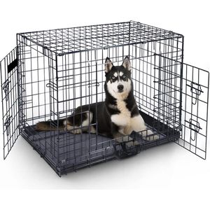 MaxxPet Hondenbench - Bench - Bench voor honden - Hondenbench Opvouwbaar - 122x74x81 cm