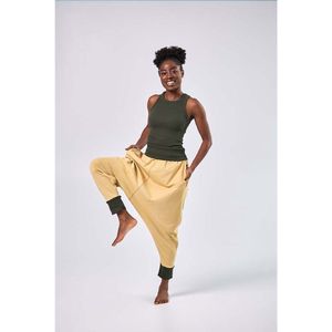 Samarali Duurzame Yogaset - Harembroek & Yoga Top - Ademend Katoenrijk Materiaal - OEKO-Tex Gecertificeerd - Damesmode