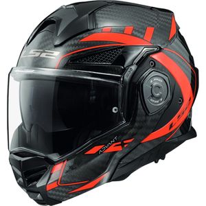 LS2 Helm Advant X Carbon Future FF901 rood maat S