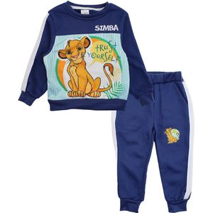 Disney The Lion King Set - Joggingpak / Huispak / Vrijetijdspak - Blauw - Maat 116