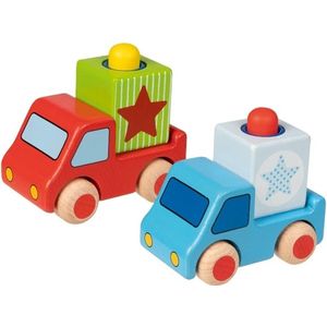 GOKI Houten Voertuig - Auto/Toeter.
