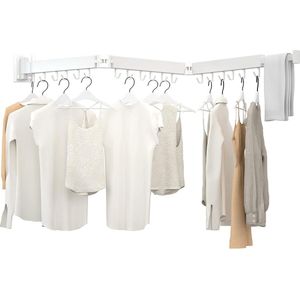 wasdroogrek met grote capaciteit opgewaardeerde versie, droogrek kleding, waslijn roestvrij staal, vouwen binnen en buiten