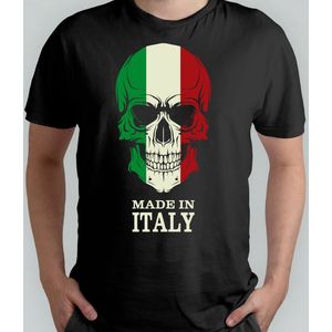 MADE IN ITALY - T Shirt - Italy - SkullArt - Gift - Cadeau - SkullLove - SkullCollection - SkullSculpture - SchedelKunst - SchedelLiefde - SchedelVerzameling - SchedelDecoratie