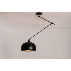 Lumidora Hanglamp 31173 - AMBER - E27 - Zwart - Metaal - ⌀ 32 cm