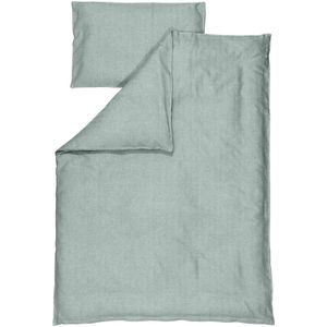 Ibenzoa® Kinderbeddengoed Set van 100% Katoen in Pistache voor Comfortabele Nachtrust