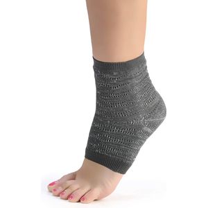 Enkelbandje elastische enkelbandage met elektromagnetische enkelbandage tegen pijn dromen ontstekingen dokterspraktijk - grijs - Maat S