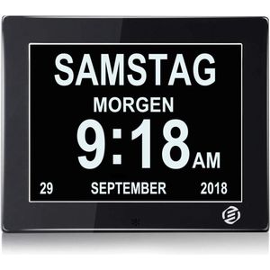 Equivera Dementieklok - Dementie Klok - Dementieklokken - Digitaal - Analoog