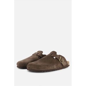 Outfielder Instappers taupe Suede - Maat 46