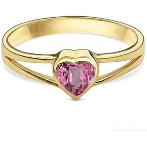 Juwelier Zwartevalk - 14 karaat gouden kinderring met zirkonia 11.363-R/14¼--