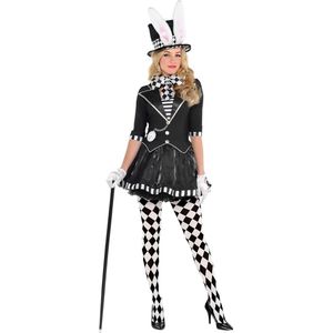 Carnavalskleding dames - Dark Mad Hatter - Maat 10-12 - carnaval kostuum dames set