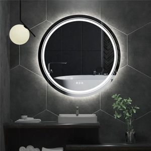 Luvadi smart light led spiegel verlichting - led spiegel verlichting badkamer rond 60 cm