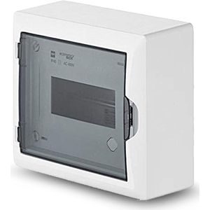 Elektro-Plast verdeelkast - 2501-01 - verdeler - installatiekast - met kunststof afdekkap - 6-posities/modules