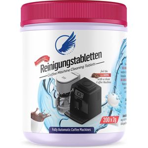 200 Stuks Reinigingstabletten Siemens - Jura - Philips - Bosch - Krups - Delonghi - Universeel - Perfect voor alle Koffiemachines