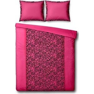 Playboy Baroque Dekbedovertrek - Eenpersoons - 140x200/220 cm - Roze