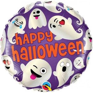 ballon 46 cm ( flat ) ""Happy Halloween"" professionele kwaliteit
