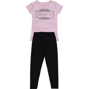 Roze-zwarte pyjama