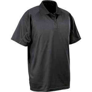 Senvi Sports Performance Sport Polo - Kleur Zwart - XL Unisex