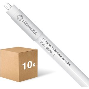 Voordeelpak 10x Ledvance LED Buis T5 Performance (Mains AC) High Efficiency 16W 2400lm - 840 Koel Wit | 115cm - Vervangt 35W