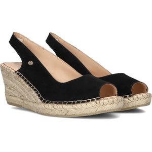 Fred De La Bretoniere Espadrille Clare Beau Zwart - Maat 40