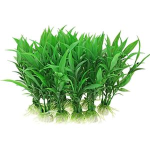 Kunstplanten voor Aquariumdecoratie - 10 stuks - Kunststof