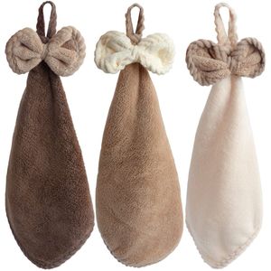 Unyqoos ® Schattige en Zachte Handdoeken Set van Drie voor Keuken en Badkamer met Ophanglus