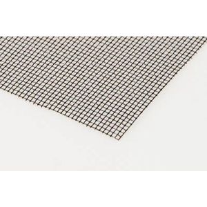 Panoramagaas - 130 cm x 250 cm - zwart - extra doorzichtig horrengaas