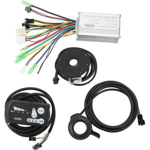 Elektrische Fietsconversiekit 15A-controller 36V 48V-controller Display Gemeenschappelijke Snelheidsregelaar met LED S800-displaypaneel voor 250W 350W-motor