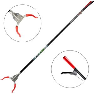 Synx Tools Afvalgrijper voor zwerfvuil Multigrijper met lange steel - 110cm - afval grijper - Grijparm - zwerfvuilgrijper - Vuilnisgrijpers