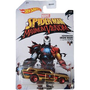 Hot Wheels Marvel Venom Jack Hammer - Die Cast voertuig - 7 cm - Spider-Man Maximum Venom