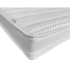 EasyBedden® Topdekmatras XXL - Topper 90x200 - 12 cm dik - Bamboo hoes - Visco Nasa Traagschuim GEL - circa 12cm dik - Orthopedisch