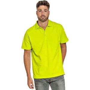 Premium poloshirt 100% katoen voor heren M lemon geel