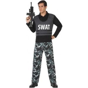 Politie SWAT verkleed pak/kostuum voor volwassenen - carnavalskleding XL
