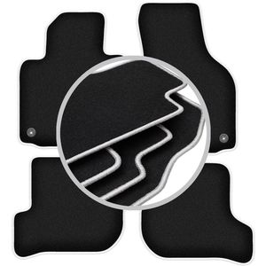 CARLUX-SILVER automatten voor: Volkswagen Golf V hatchback, variant, stationwagen (2003-2009)