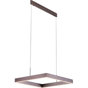 PURE LED pendel vierkant 31W brons