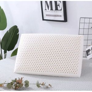 Latex Hoofdkussen - 100% natural standard latex pillow - comfort voor nekpijn vermoeidheid relief- stevigheid: medium