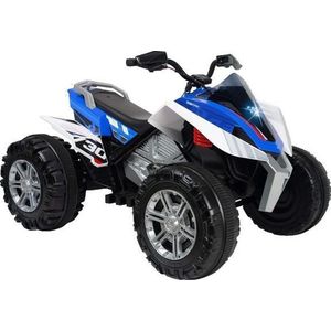 Injusa Rage Elektrische Kinderquad 12v Blauw/Wit