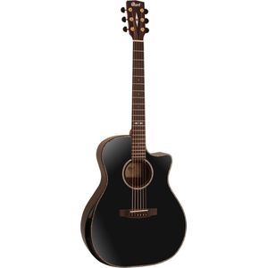 Cort GAPF-BV Black (limited edition) elektro-akoestische western gitaar met bevel cut en massief Sitka sparren bovenblad