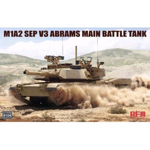 1:35 Rye Field Model 5104 M1A2 SEP V3 Abrams - Main Battle Tank Plastic Modelbouwpakket
