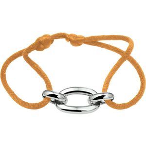 Zilver Gerhodineerde Armband satijn 1800876
