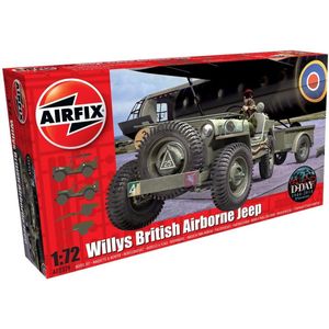 Speelgoed - Model Kits - Willys Jeep Trailer&Gun (02339)