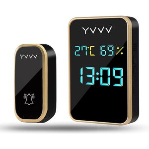 Deurbel - draadloze deurbel met ontvangers – wireless doorbell – duurzaam - eenvoudig te installeren