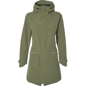 Basil Mosse Dames Parka - Olive Green - Maat S