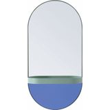 Remember Wallmirror oval with tray - Mint