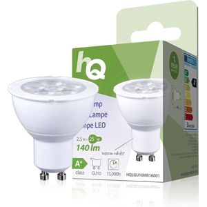 HQ LED Reflektor [GU10-Sockel, 2,5 Watt (25 Watt), 140 Lumen]