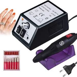 Equivera Elektrische Nagelvijl - Nagelfrees - Electric Nail File - Manicureset - Manicure. Pedicure - Nagelvijl - Nagelboor - Kerstcadeau - Sinterklaas - Sinterklaas Cadeau - Cadeau Voor Vrouw - Cadeau Voor Man - Cadeau