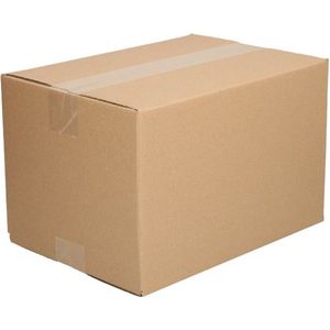 25x Vouwdoos A4 305 x 220 x 200 mm - B- golf (± 3,0 mm) Karton - Universele verzenddozen