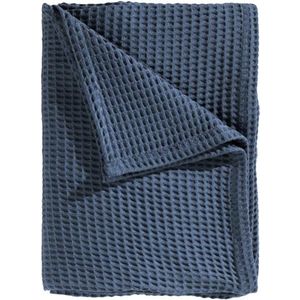 Heckettlane Wafel Plaid - 180x260 cm - Royal Blue