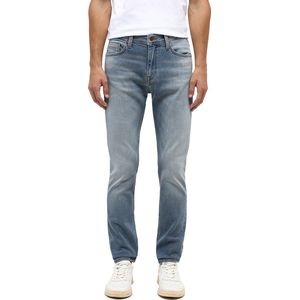 Mustang Heren Jeans Broeken VEGAS slim Fit Blauw 35W / 34L Volwassenen