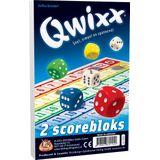 White Goblin Games Qwixx Scorebloks - 2 Stuks: Speel extra veel spelletjes Qwixx met deze scoreblokken voor 2-5 spelers vanaf 8 jaar!