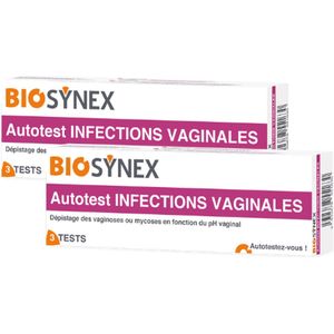 BioSynex Vaginale infecties Zelftest - 2 STUKS (6 totaal( - Snelle infectie detectie - Betrouwbare gezondheidstest - Milieuvriendelijke variant